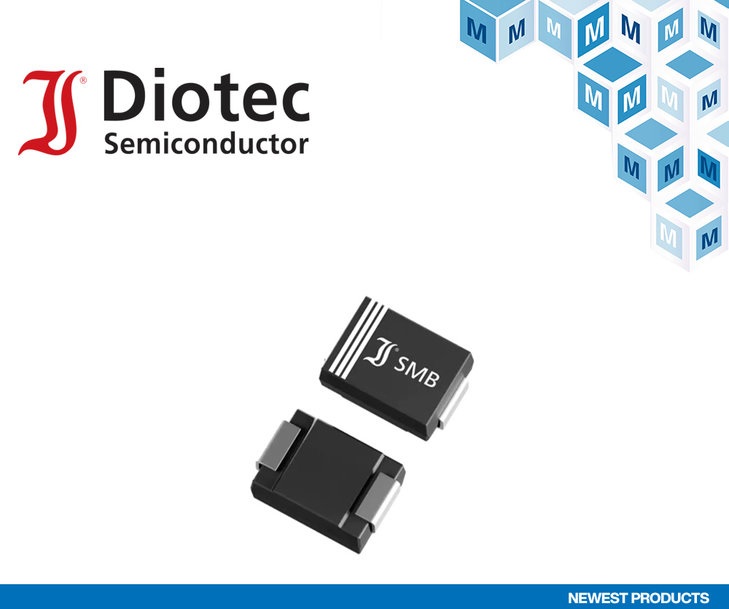 Mouser Electronics e Diotec Semiconductor annunciano un accordo di distribuzione globale
